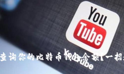 怎么快速查询你的比特币钱包余额？一招教你搞定！