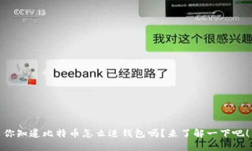 你知道比特币怎么进钱包吗？来了解一下吧！