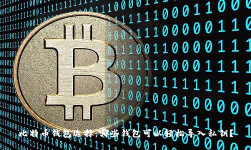 比特币钱包选择:哪些钱包可以轻松导入私钥?
